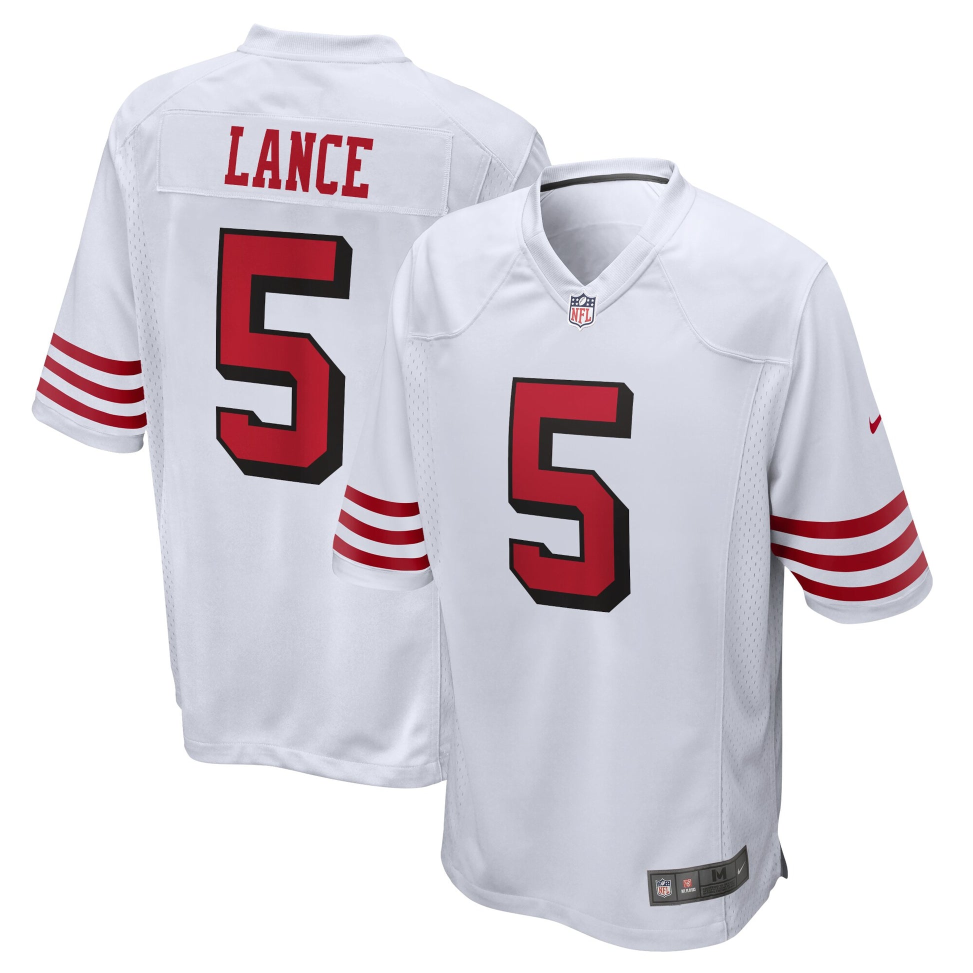 Trey Lance San Francisco 49ers white Alternate jersey