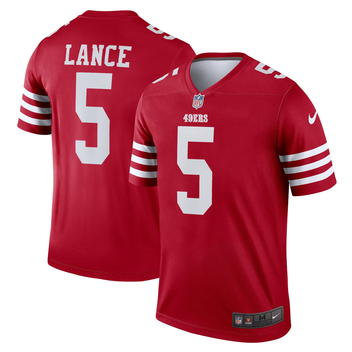 Trey Lance San Francisco 49ers scarlet Legend jersey