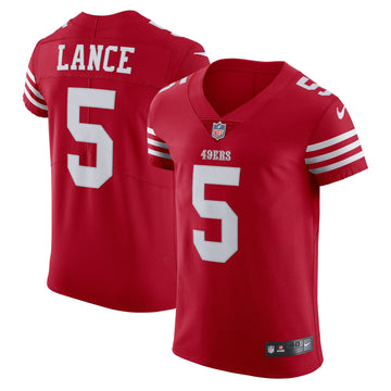 Trey Lance San Francisco 49ers scarlet Vapor jersey