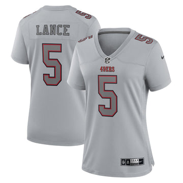 Trey Lance Atmosphere San Francisco 49ers gray Fashion jersey