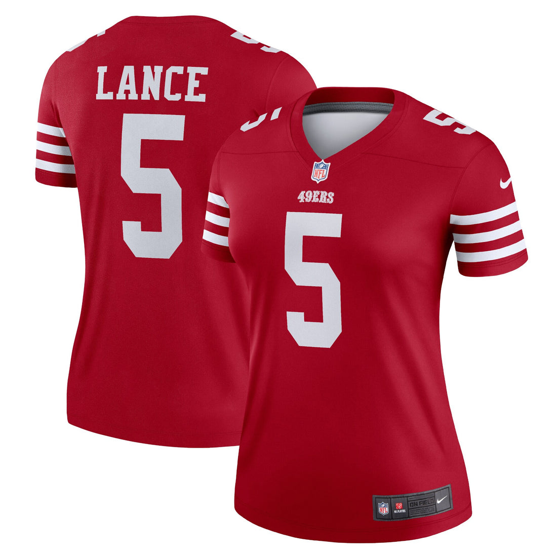 Trey Lance San Francisco 49ers scarlet Legend jersey