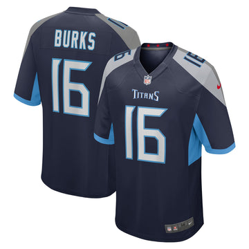 Treylon Burks Tennessee Titans navy jersey