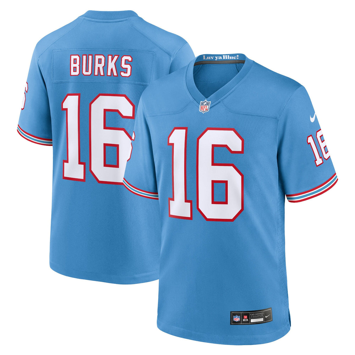 Treylon Burks Tennessee Titans blue jersey