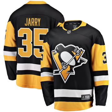 Tristan Jarry Pittsburgh Penguins black Home jersey