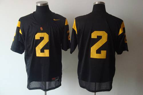 Taylor Mays USC Trojans black jersey