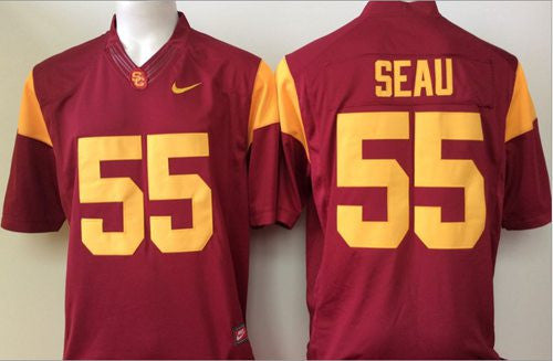 Junior Seau USC Trojans red Limited jersey