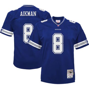 Troy Aikman Dallas Cowboys navy jersey