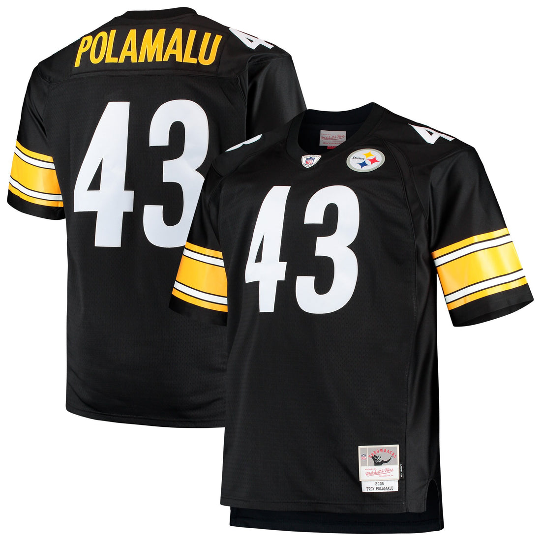 Troy Polamalu Pittsburgh Steelers black jersey