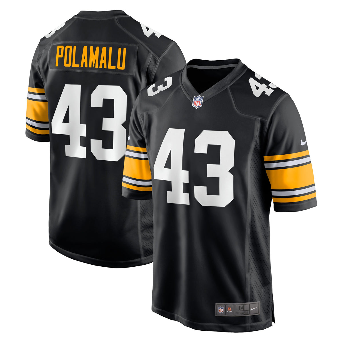 Troy Polamalu Pittsburgh Steelers black jersey