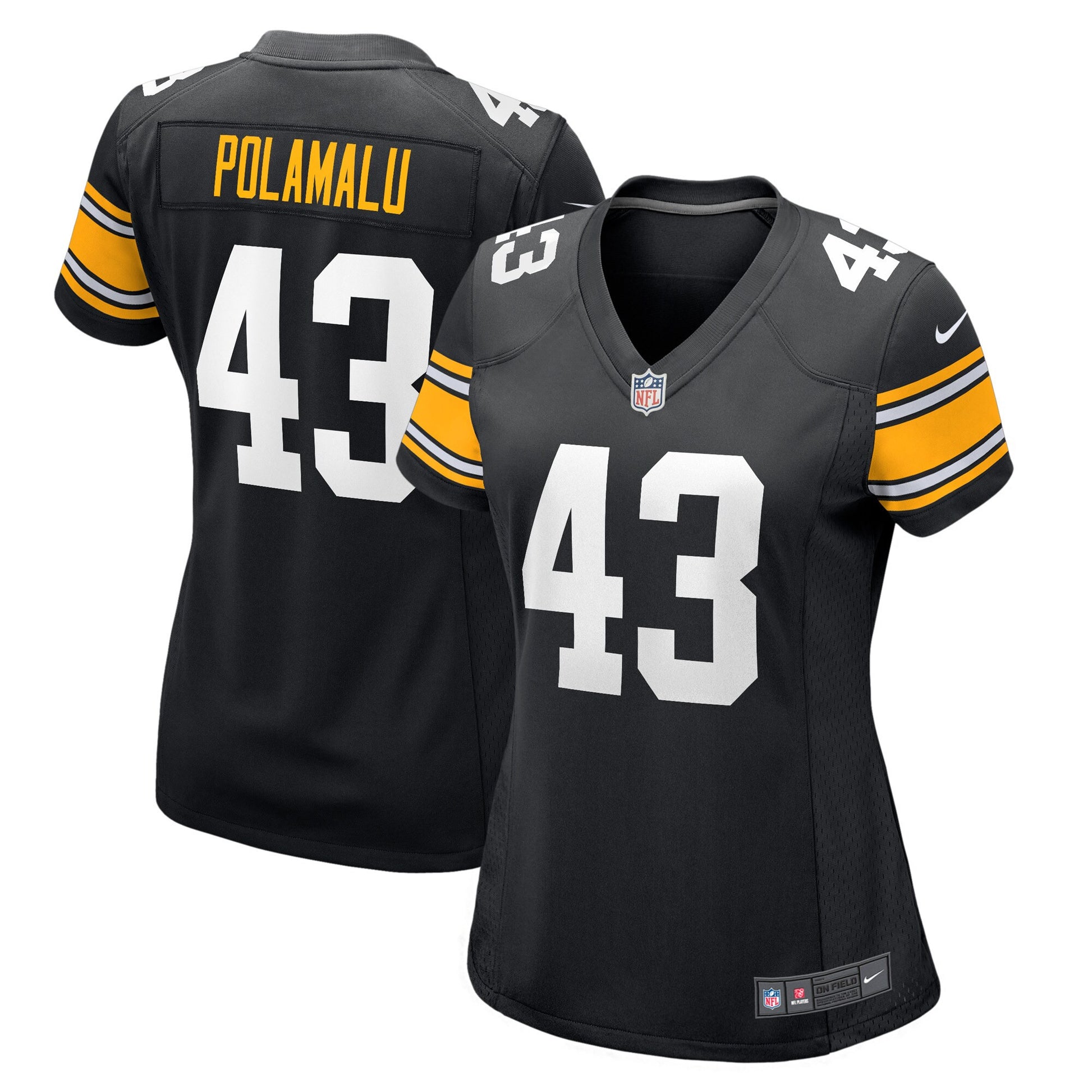 Troy Polamalu Pittsburgh Steelers black jersey