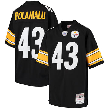 Troy Polamalu Pittsburgh Steelers black jersey