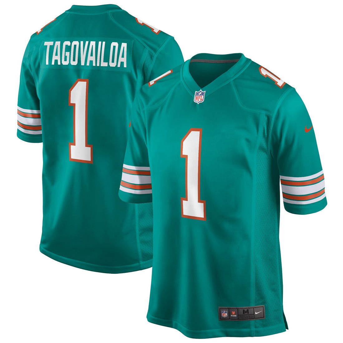 Tua Tagovailoa Miami Dolphins aqua Alternate jersey