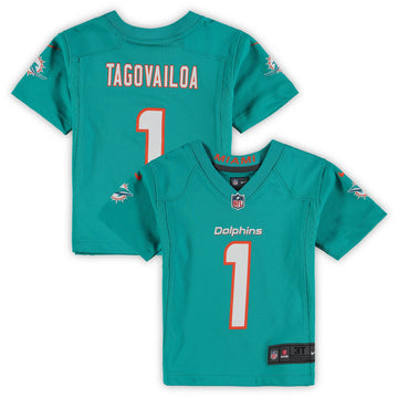 Tua Tagovailoa Miami Dolphins aqua jersey