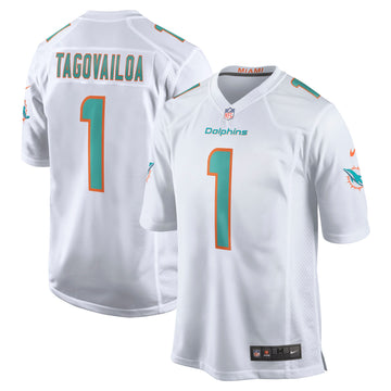 Tua Tagovailoa Miami Dolphins white jersey