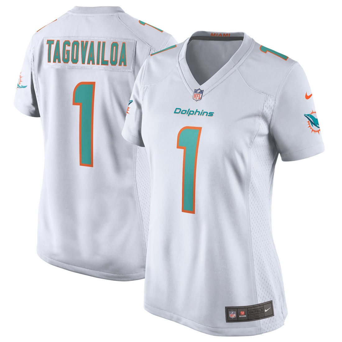Tua Tagovailoa Miami Dolphins white jersey