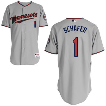 Schafer Minnesota Twins grey jersey