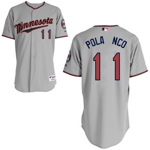 Polanco Minnesota Twins grey jersey