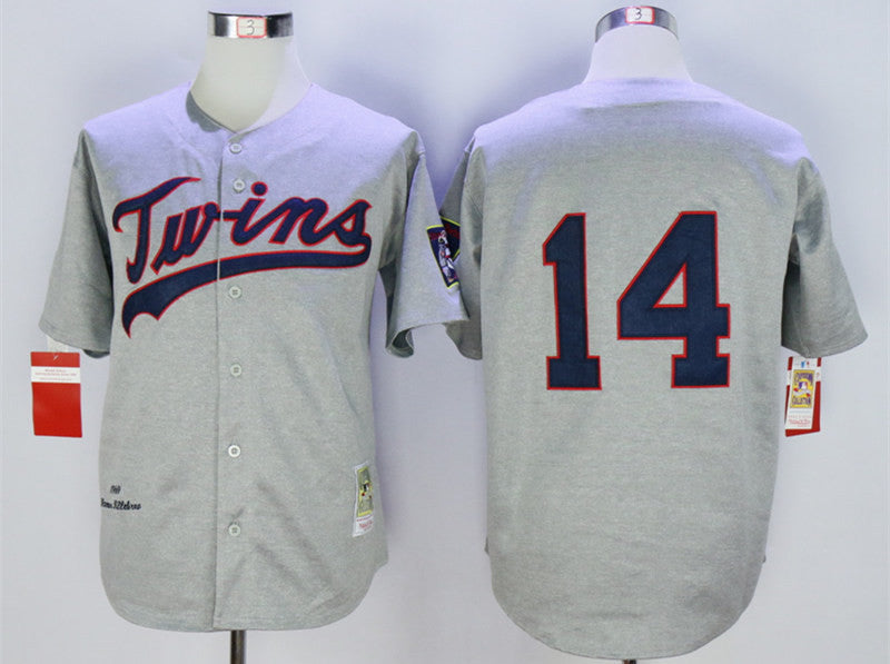 Kent Hrbek Minnesota Twins grey jersey