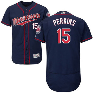 Glen Perkins Minnesota Twins navy jersey
