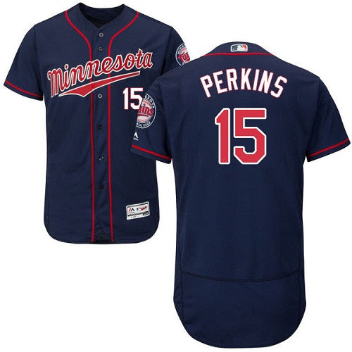 Glen Perkins Minnesota Twins navy jersey