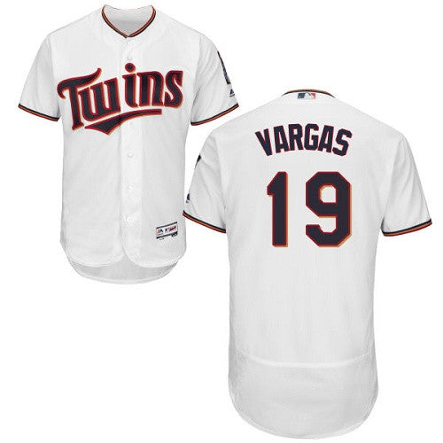 Kennys Vargas Minnesota Twins white jersey