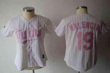 Valencia White Minnesota Twins pink jersey