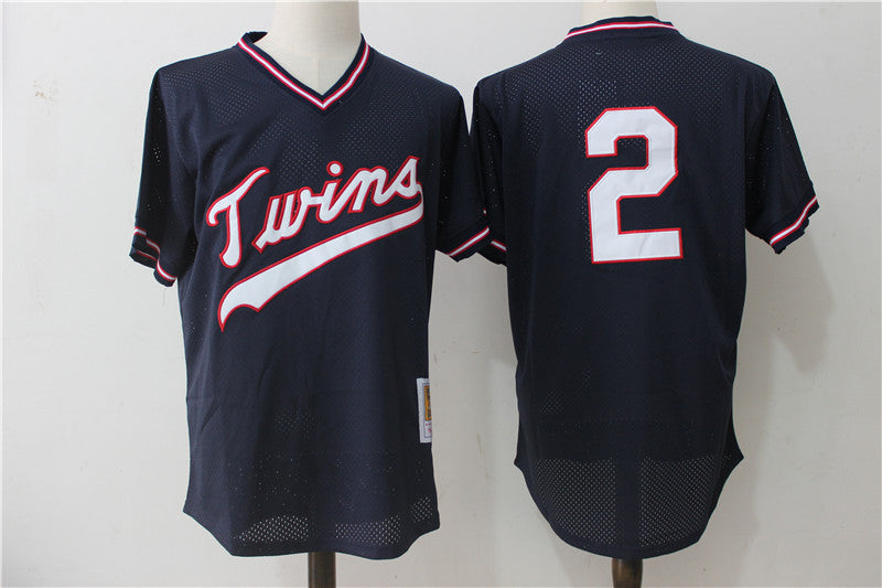 Brian Dozier Minnesota Twins navy Cooperstown jersey