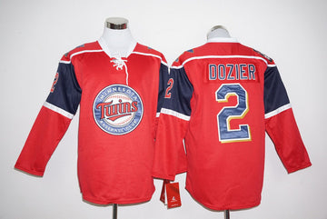 Brian Dozier Minnesota Twins red jersey