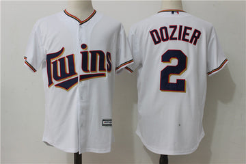 Brian Dozier Minnesota Twins white Alternate jersey