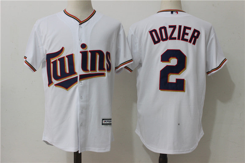 Brian Dozier Minnesota Twins white Alternate jersey
