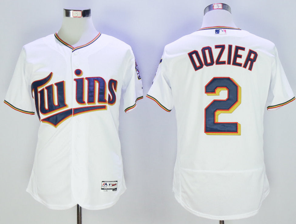 Brian Dozier Minnesota Twins white jersey