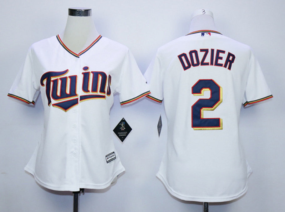 Brian Dozier Minnesota Twins white jersey