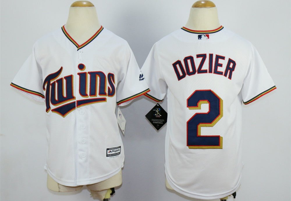 Brian Dozier Minnesota Twins white jersey