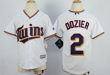 Brian Dozier Minnesota Twins white jersey