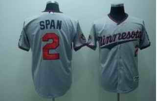 Dennard Span Minnesota Twins grey jersey
