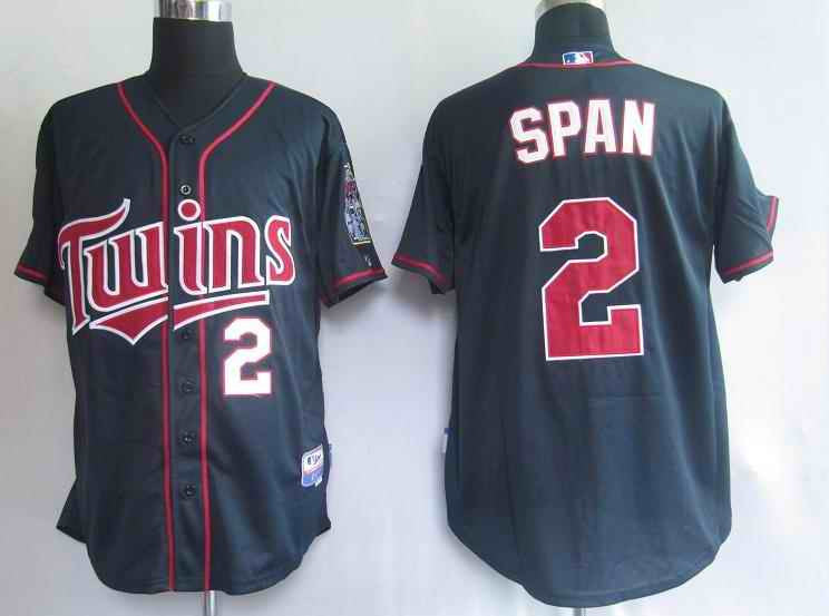 D.Span Minnesota Twins blue jersey