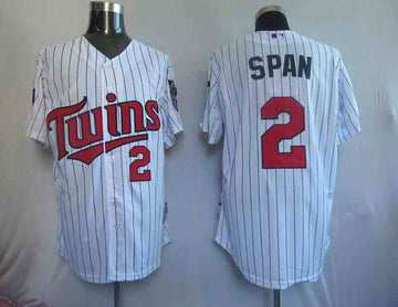 D.Span Minnesota Twins white jersey