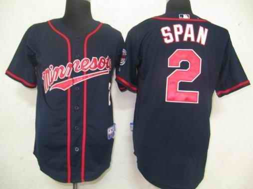 Span Minnesota Twins blue jersey