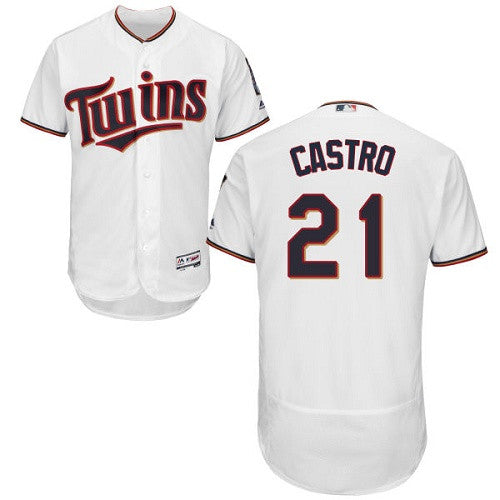 Jason Castro Minnesota Twins white jersey