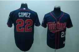 Carlos Gomez Minnesota Twins blue jersey