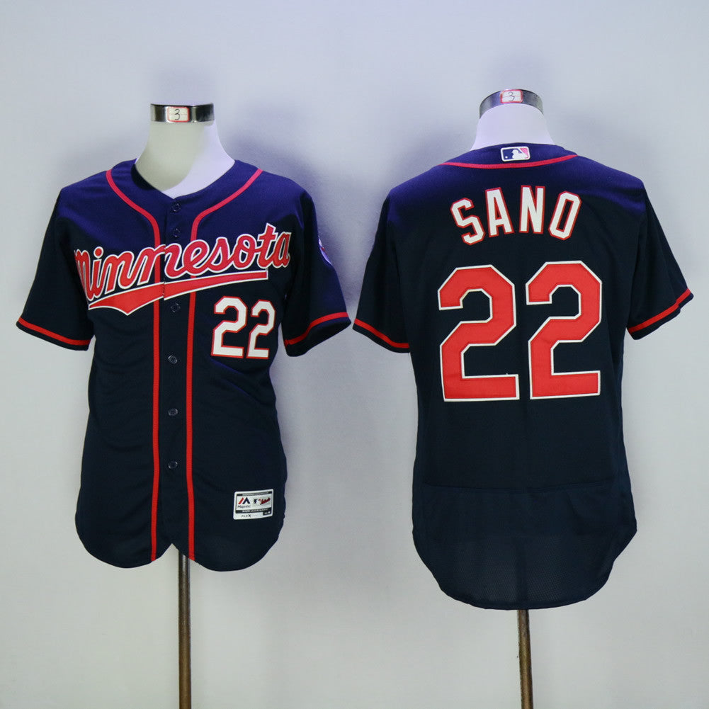 Miguel Sano Minnesota Twins navy jersey