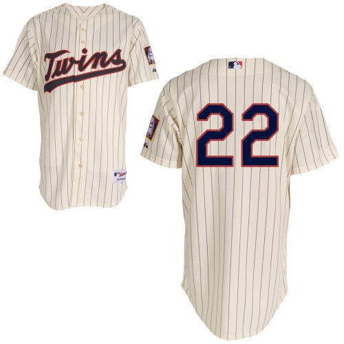 Stauffer Minnesota Twins cream jersey