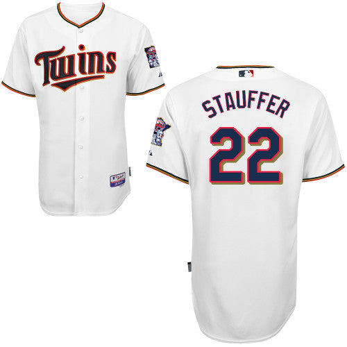 Stauffer Minnesota Twins white jersey