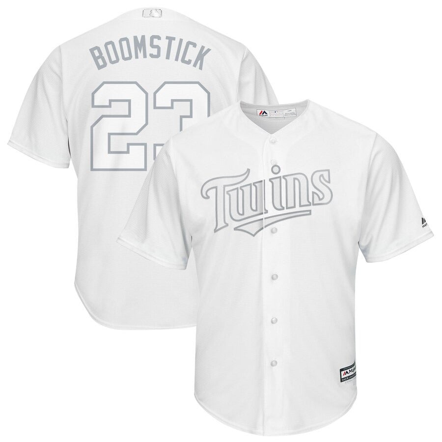 Nelson Cruz Boomstick Minnesota Twins white jersey