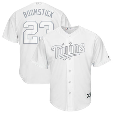 Nelson Cruz Boomstick Minnesota Twins white jersey