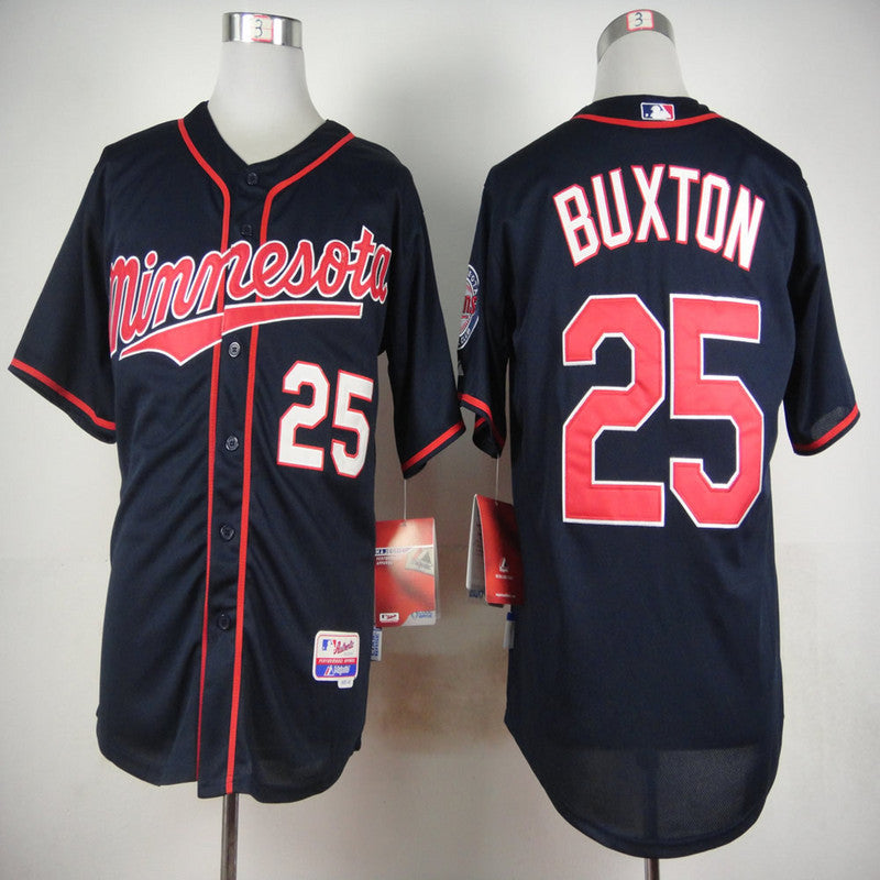 Buxton Minnesota Twins blue jersey