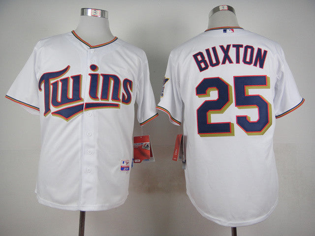 Buxton Minnesota Twins white jersey