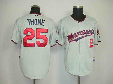 Thome Minnesota Twins grey jersey