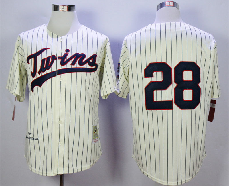 Bert Blyleven Minnesota Twins cream Throwback jersey