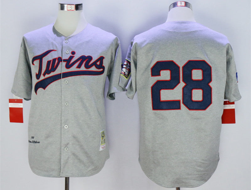 Bert Blyleven Minnesota Twins grey jersey